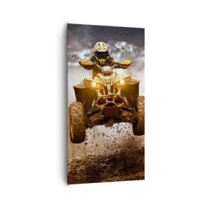 Schilderen op canvas - No risk no fun - 65x120 cm