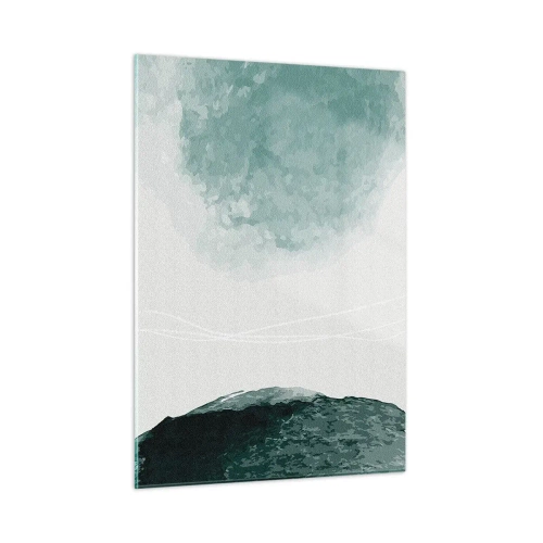 Schilderen op glas - Ontmoeting met de mist - 50x70 cm