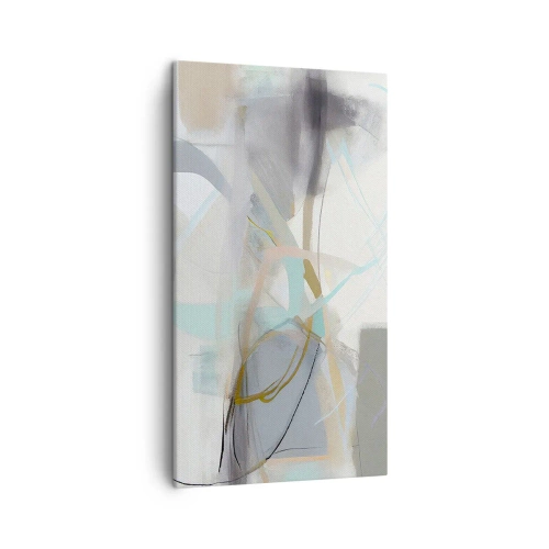 Schilderen op canvas - Mistige abstractie - 45x80 cm
