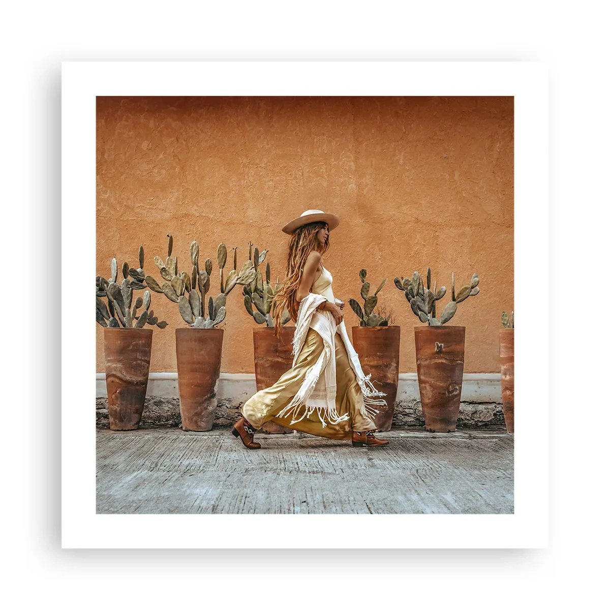 Poster - Hippie-stijl - 50x50 cm