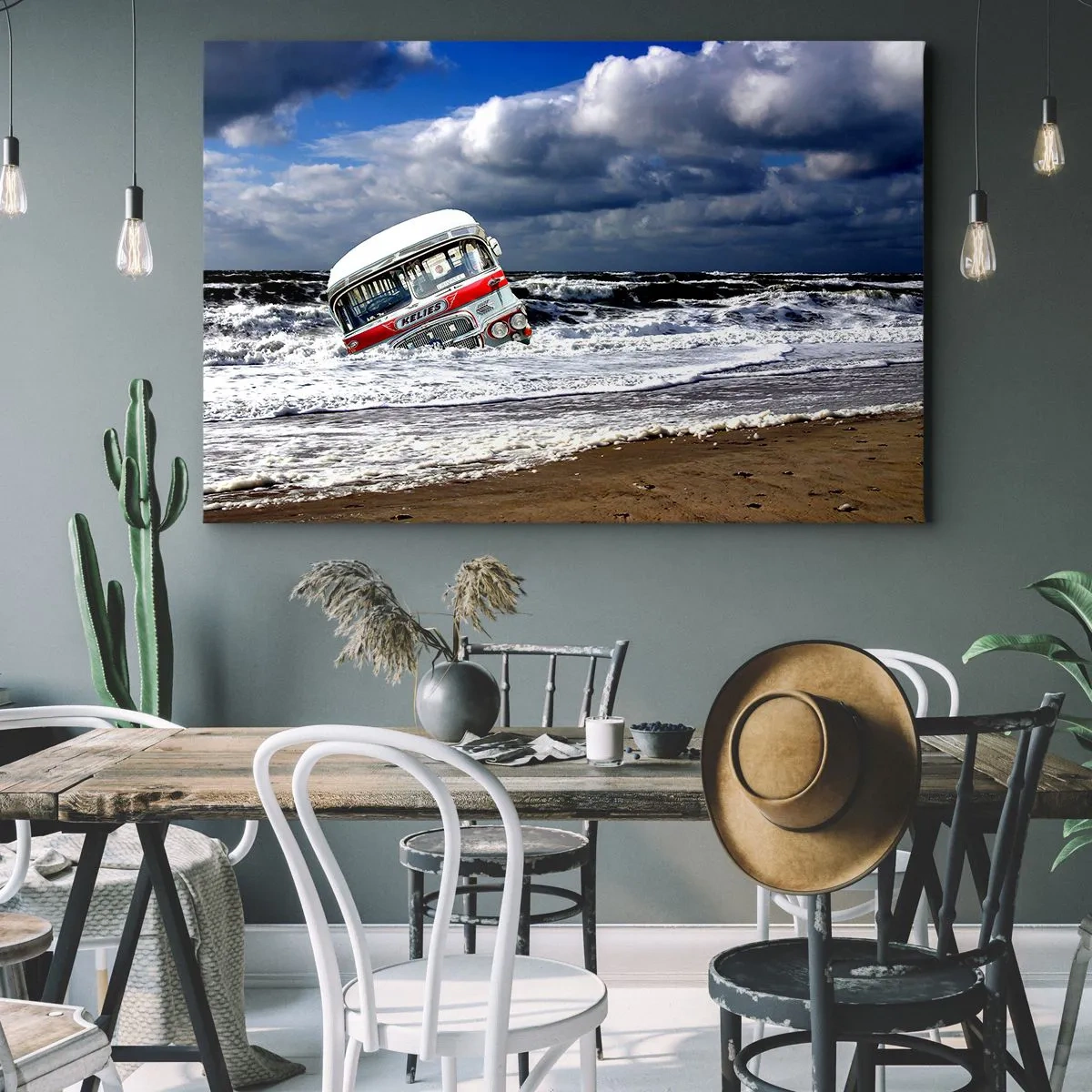 Schilderen op canvas - En je bent verrast? - 120x80 cm