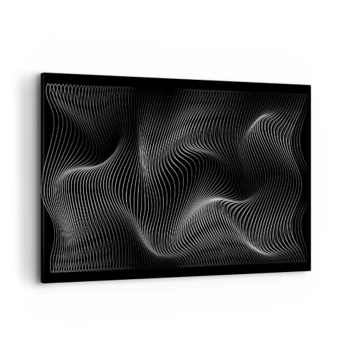 Schilderen op canvas - Dans van licht in de ruimte - 100x70 cm