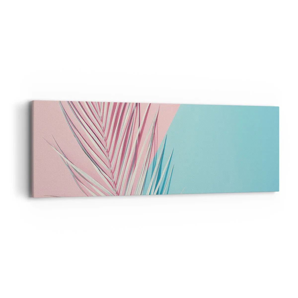 Schilderen op canvas - Tropische impressie - 90x30 cm