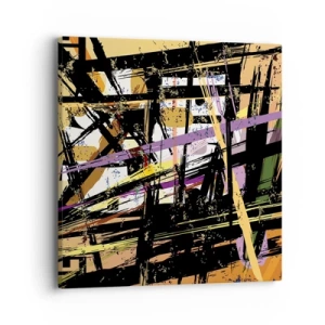 Schilderen op canvas - Een scherp snijden - 40x40 cm