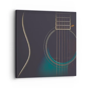 Schilderen op canvas - Nog even voordat het klinkt - 30x30 cm