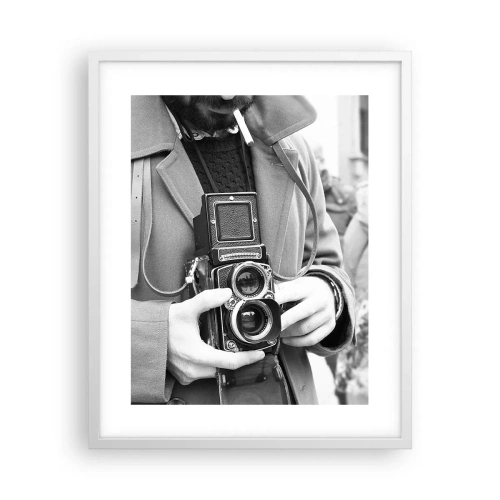 Poster in een witte lijst - Retro stijl - 40x50 cm