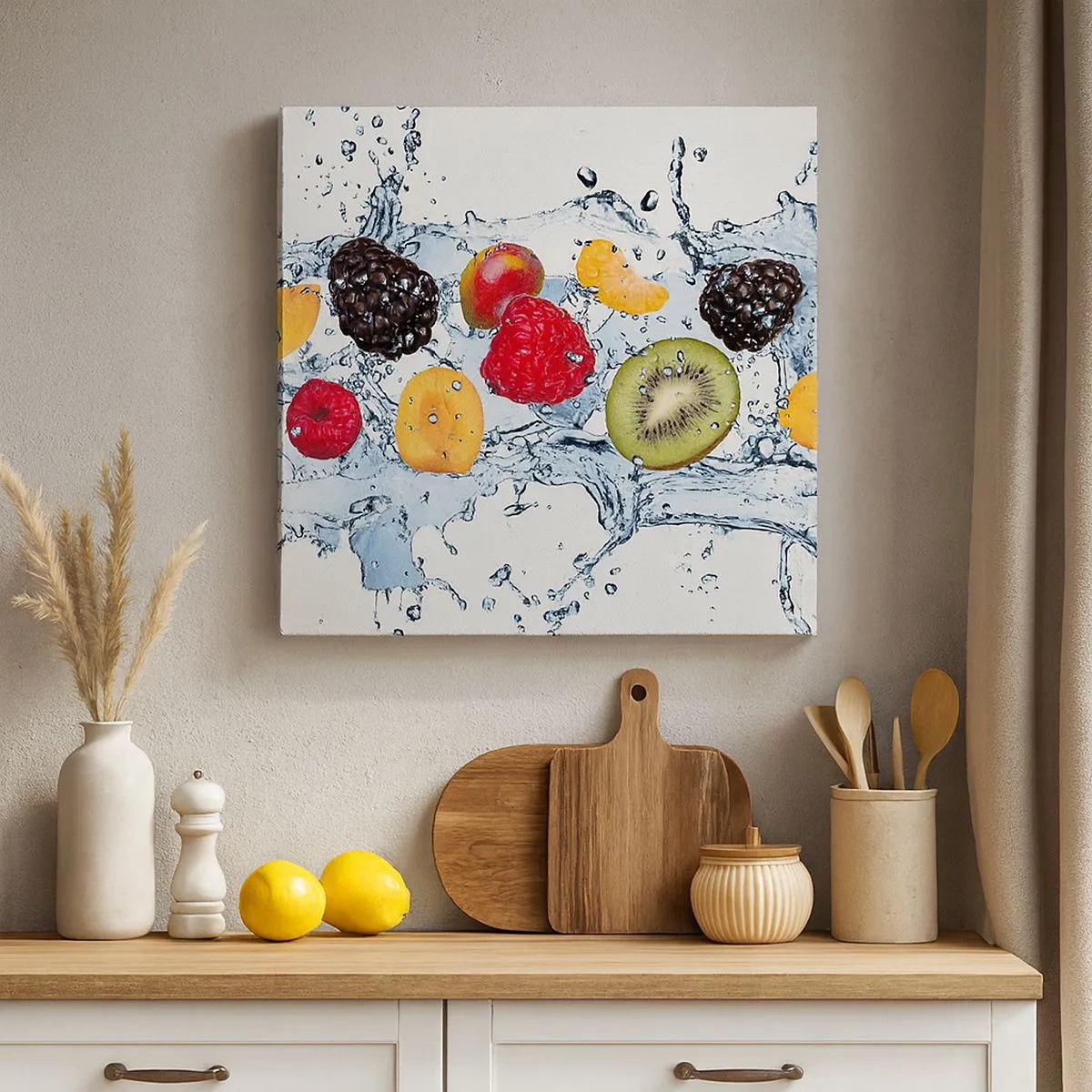 Schilderen op canvas - Veel plezier met ons - 30x30 cm