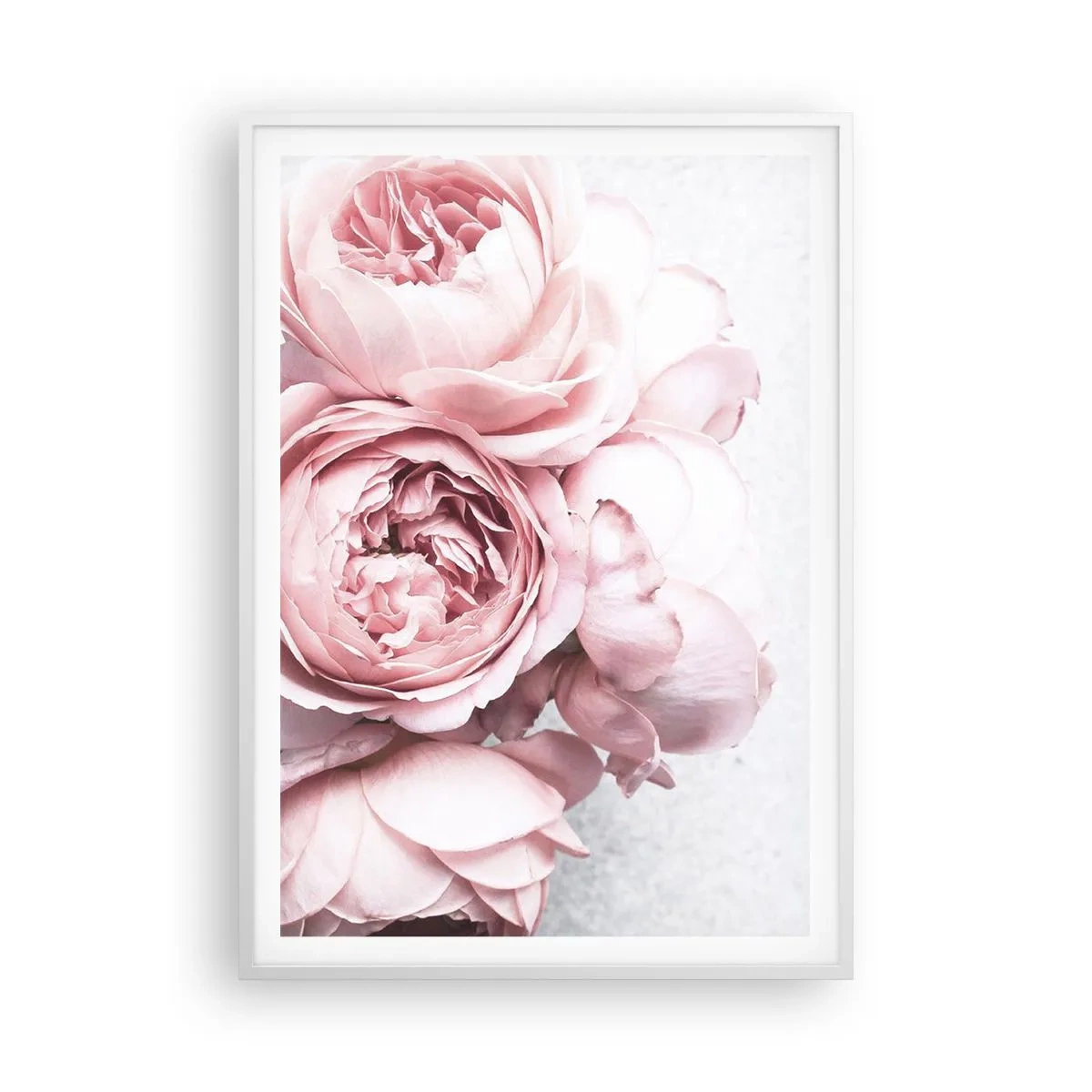 Poster in een witte lijst - Voor romantici - 70x100 cm