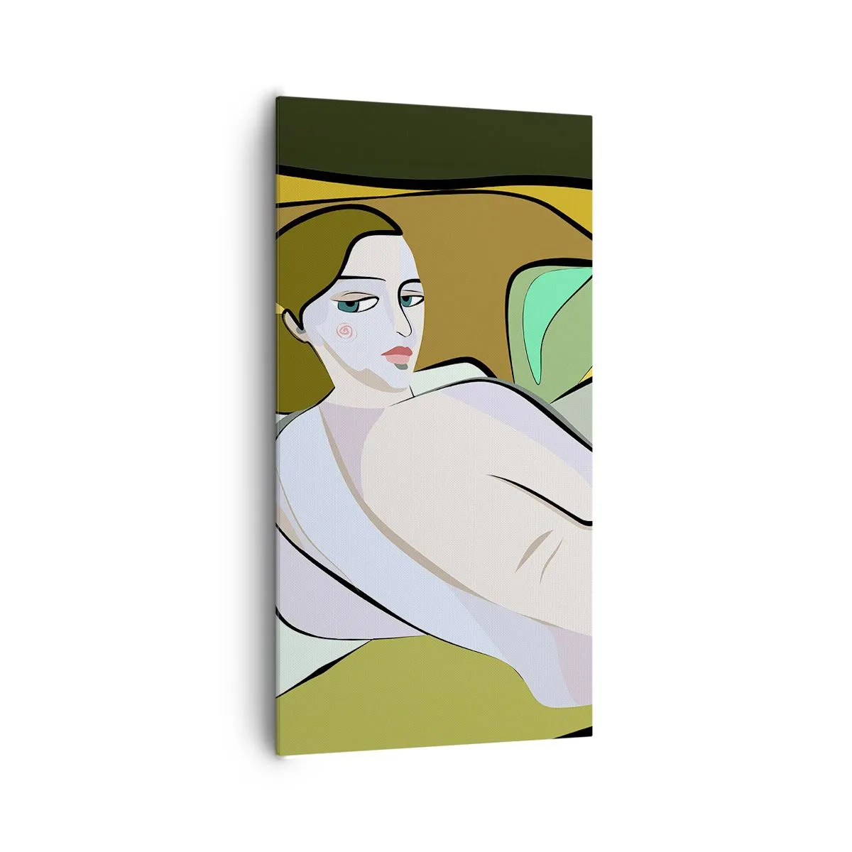 Schilderen op canvas - Intiem portret - 65x120 cm