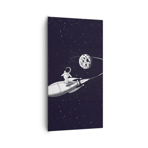 Schilderen op canvas - Spacesurfer - 65x120 cm