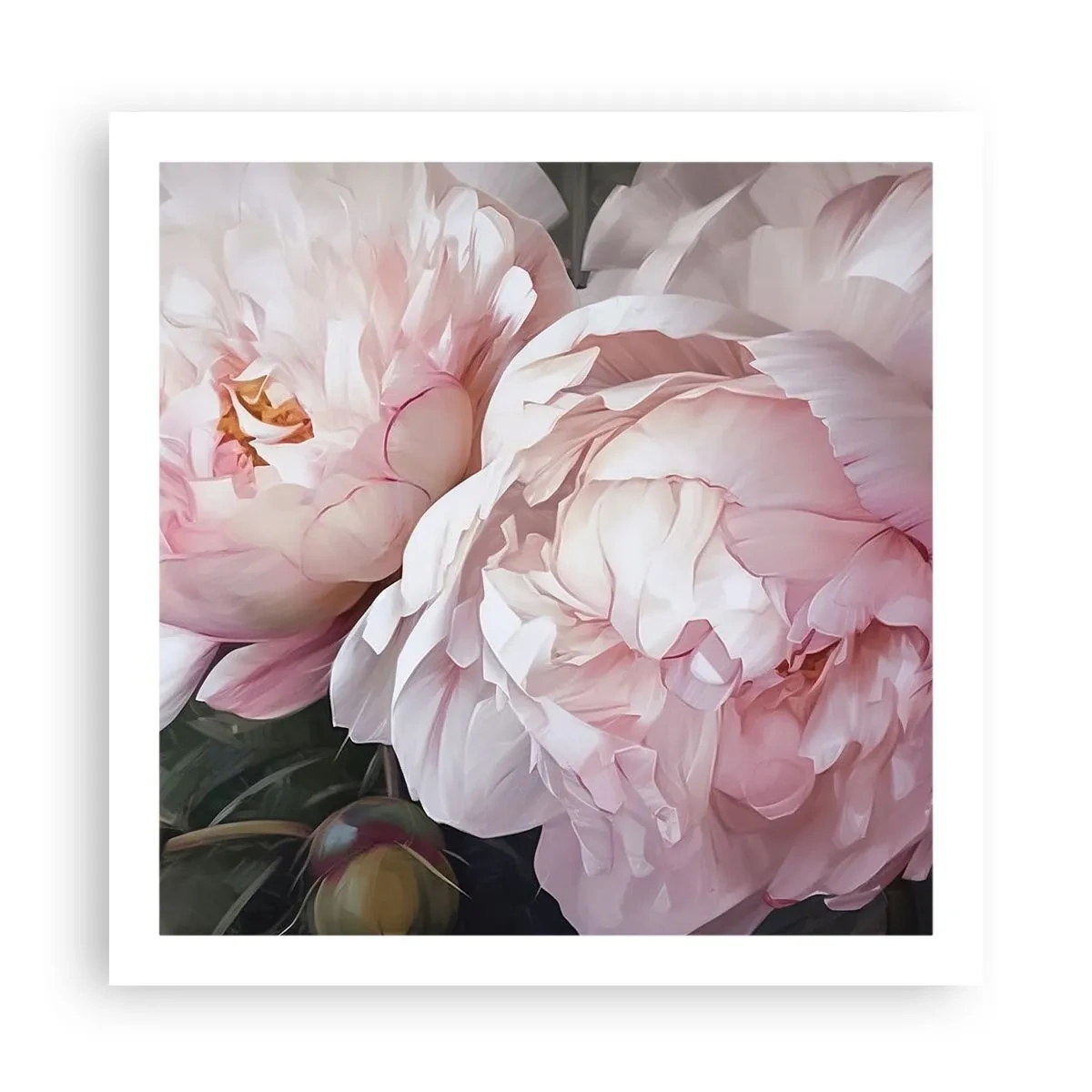 Poster - In bloei gestopt - 60x60 cm