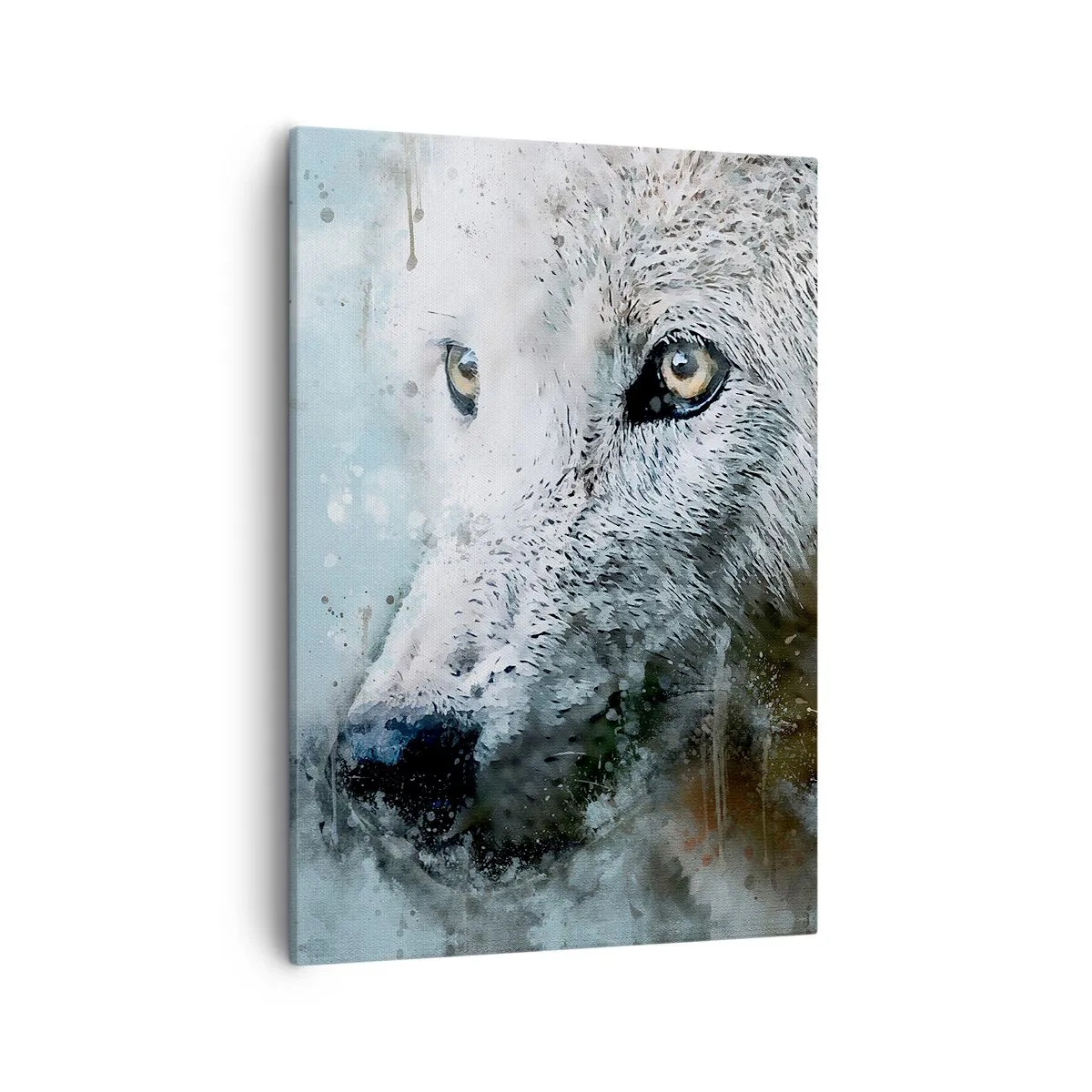 Schilderen op canvas - Ontmoet de wolvenziel - 50x70 cm