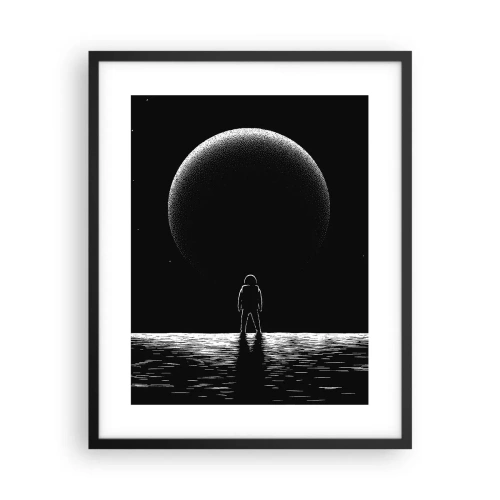 Poster in een zwarte lijst - Oog in oog - 40x50 cm