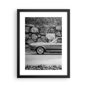 Poster in een zwarte lijst - De legende van de jaren 60 - 30x40 cm