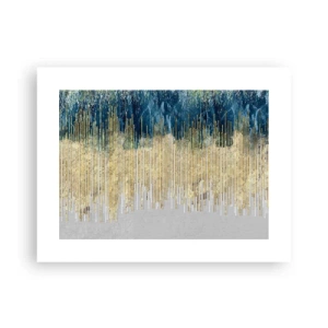 Poster - Vergulde grens - 40x30 cm