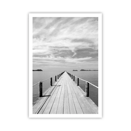 Poster - Of misschien een reis... - 70x100 cm