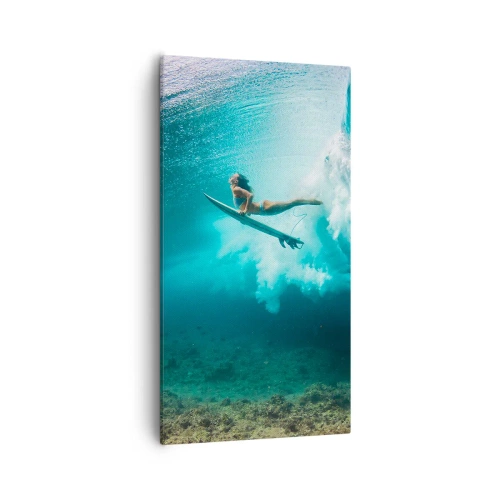 Schilderen op canvas - Onderwaterwereld - 55x100 cm