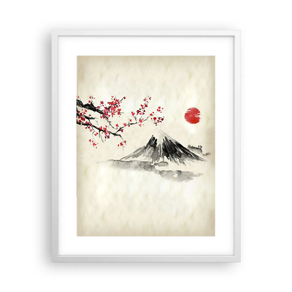 Poster in een witte lijst - Houd van Japan - 40x50 cm