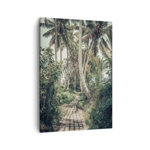 Schilderen op canvas - Palmsteeg - 50x70 cm