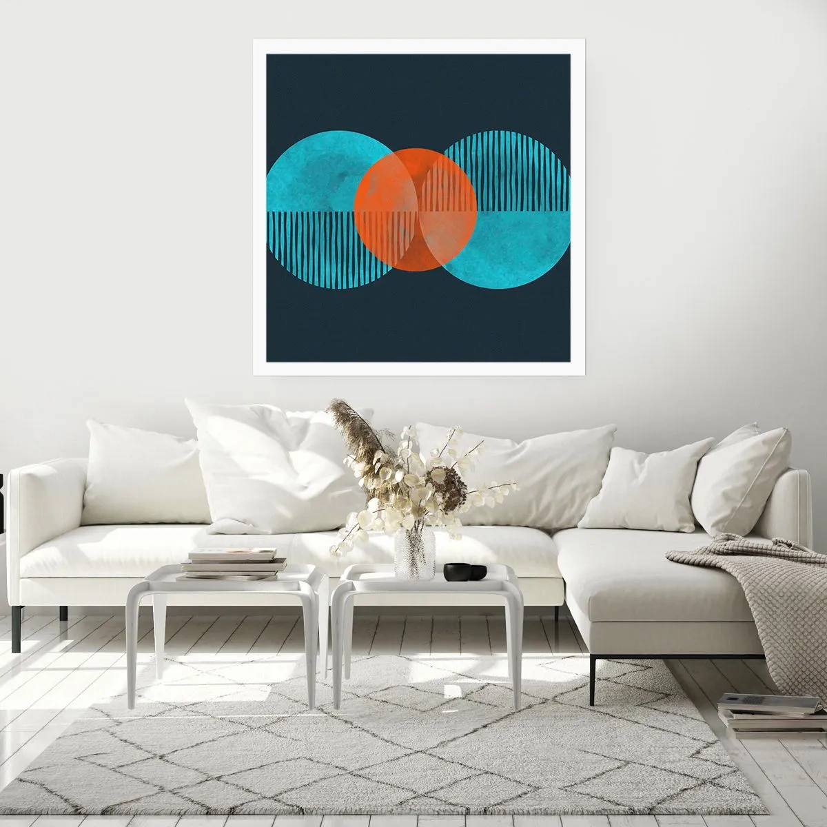 Poster - Symmetrische compositie - 40x40 cm