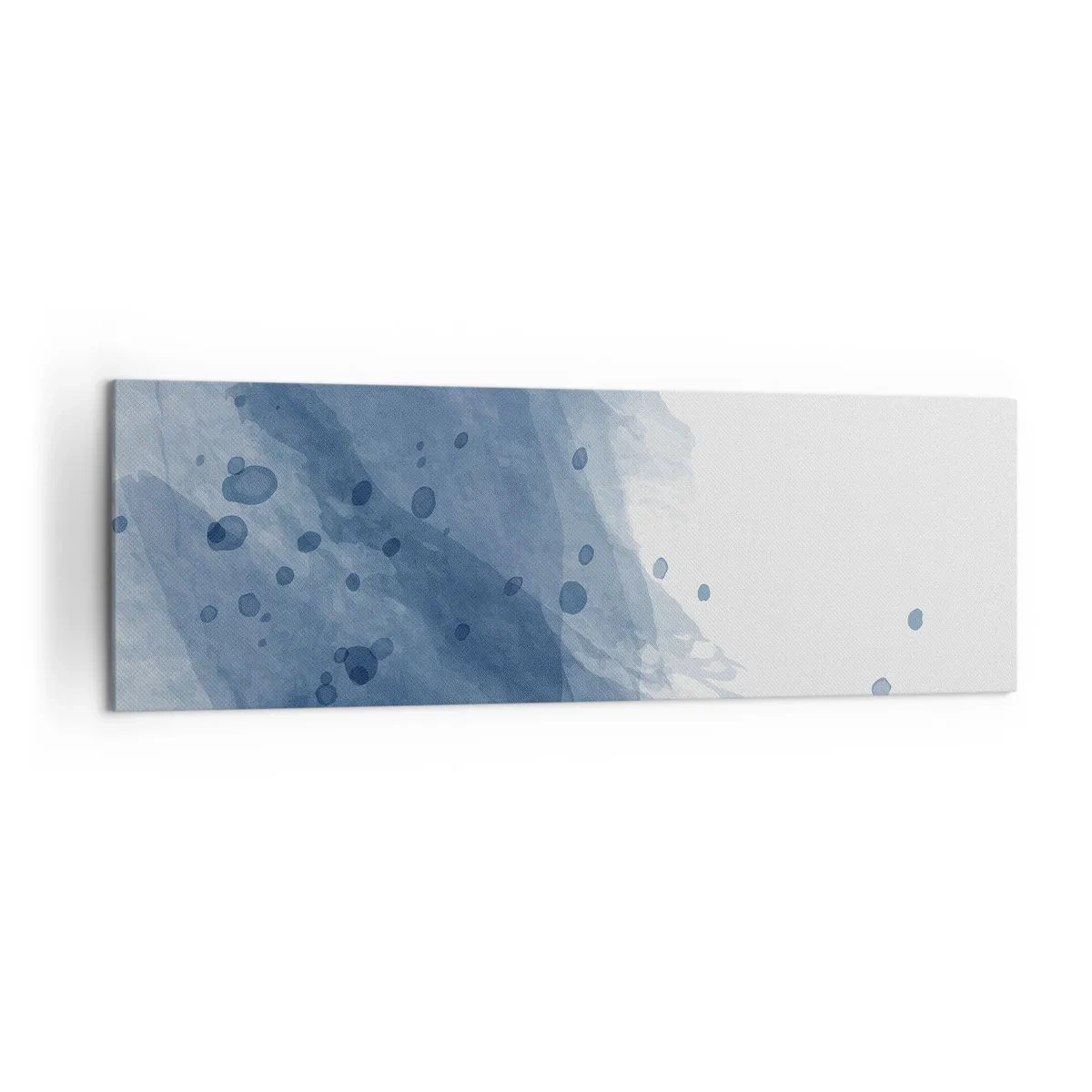 Schilderen op canvas - Blauwe tule - 160x50 cm