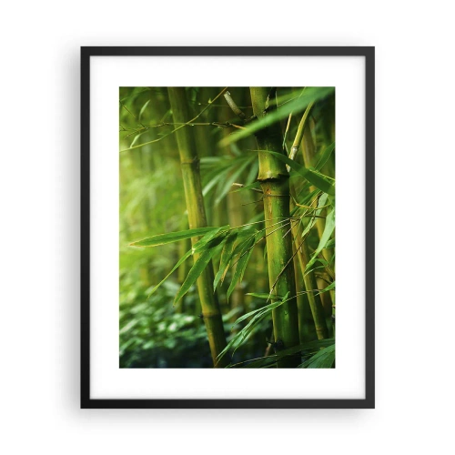 Poster in een zwarte lijst - Maak kennis met groen zelf - 40x50 cm