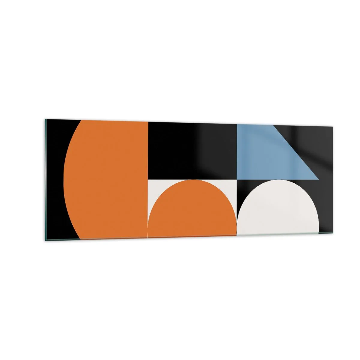 Schilderen op glas - Dacht lay-out - 140x50 cm