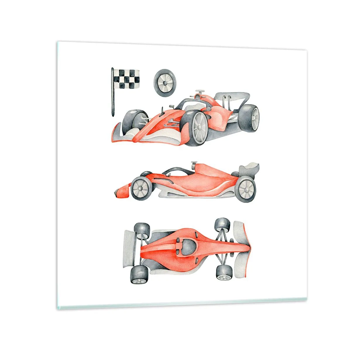 Schilderen op glas - Jaag je droom na - 50x50 cm