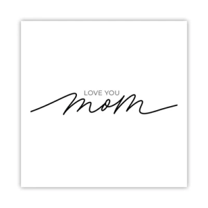 Poster - Grote emotie - 60x60 cm