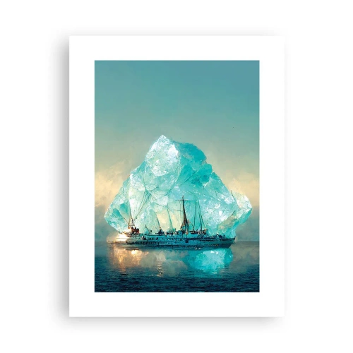 Poster - Arctische diamant - 30x40 cm