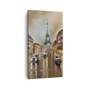 Schilderen op canvas - Alleen zij doet ertoe - 45x80 cm