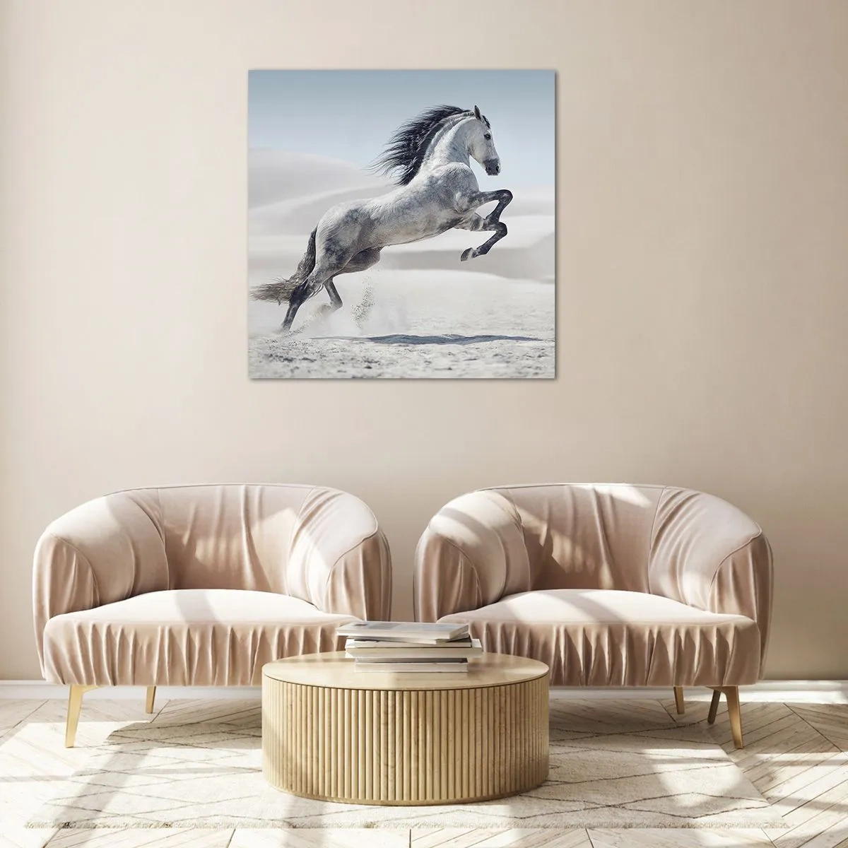 Schilderen op glas - Arabische prins - 70x70 cm