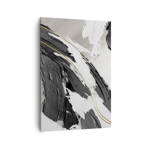 Schilderen op canvas - Abstractie op grote schaal - 70x100 cm