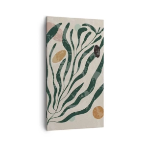 Schilderen op canvas - Tussen het groen - 45x80 cm