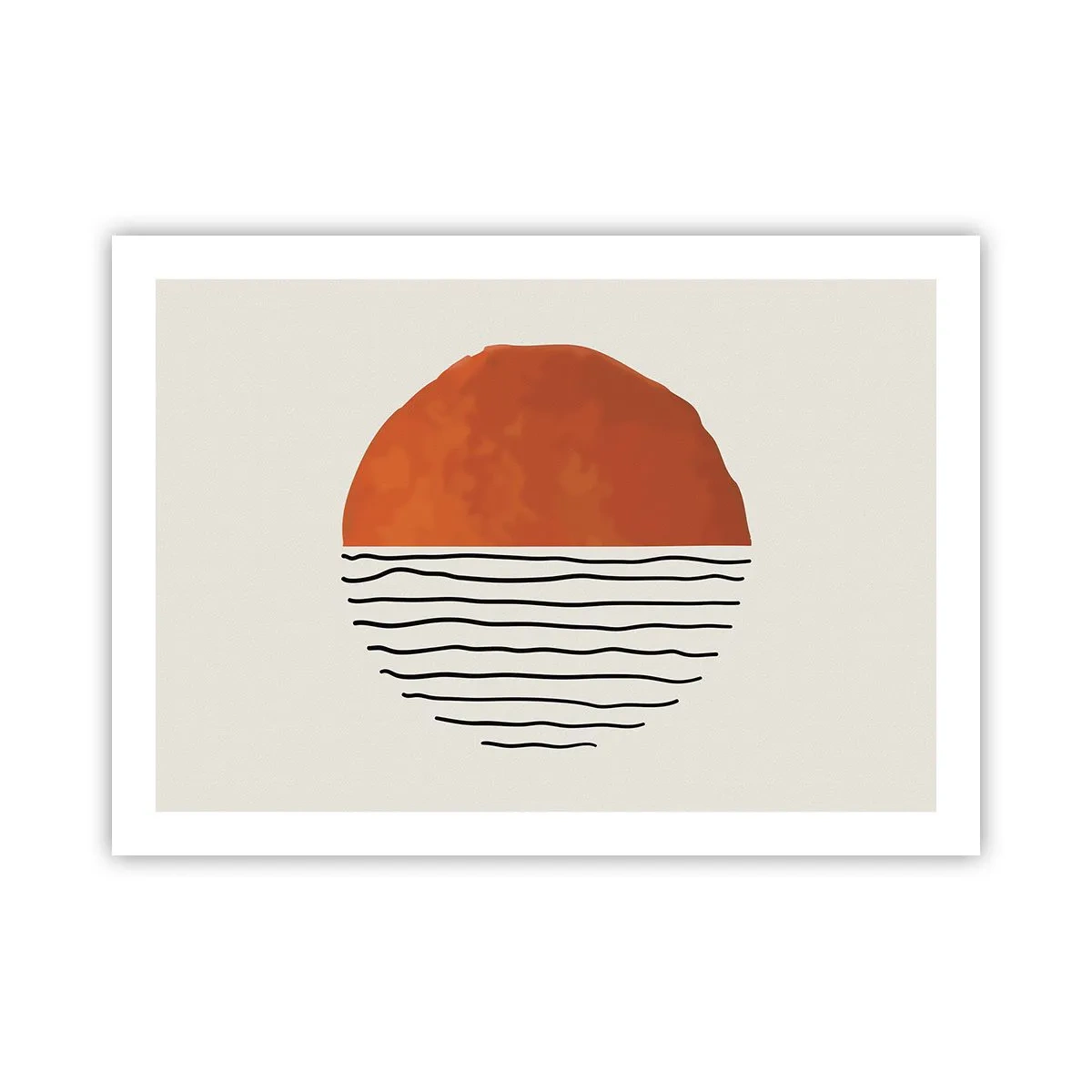 Poster - In het Japanse klimaat - 70x50 cm