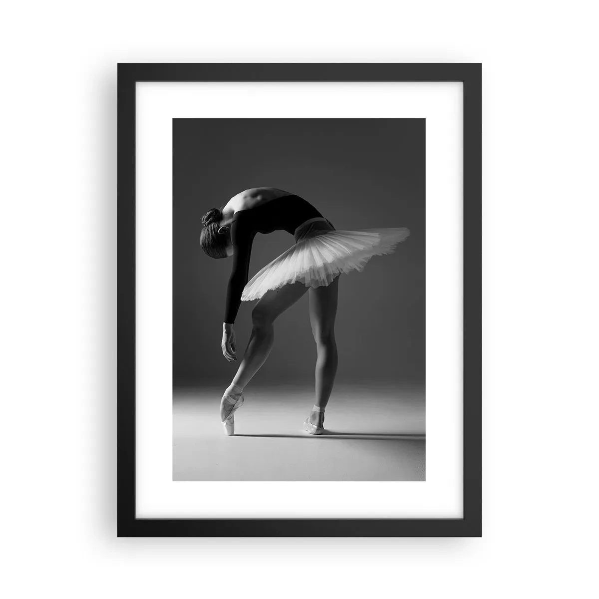 Poster in een zwarte lijst - Bella ballerina - 30x40 cm