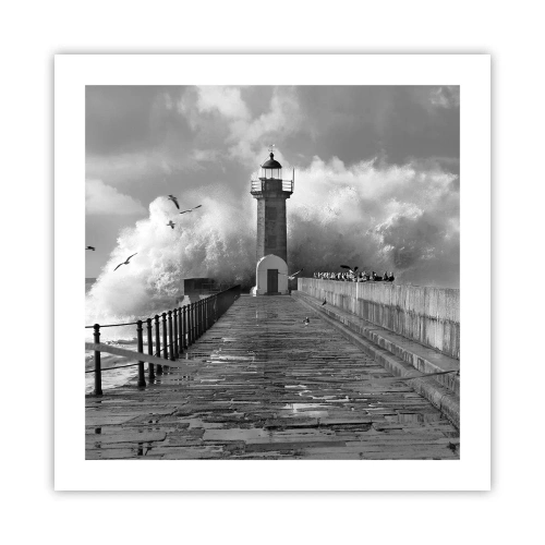 Poster - Onbevreesd - 50x50 cm