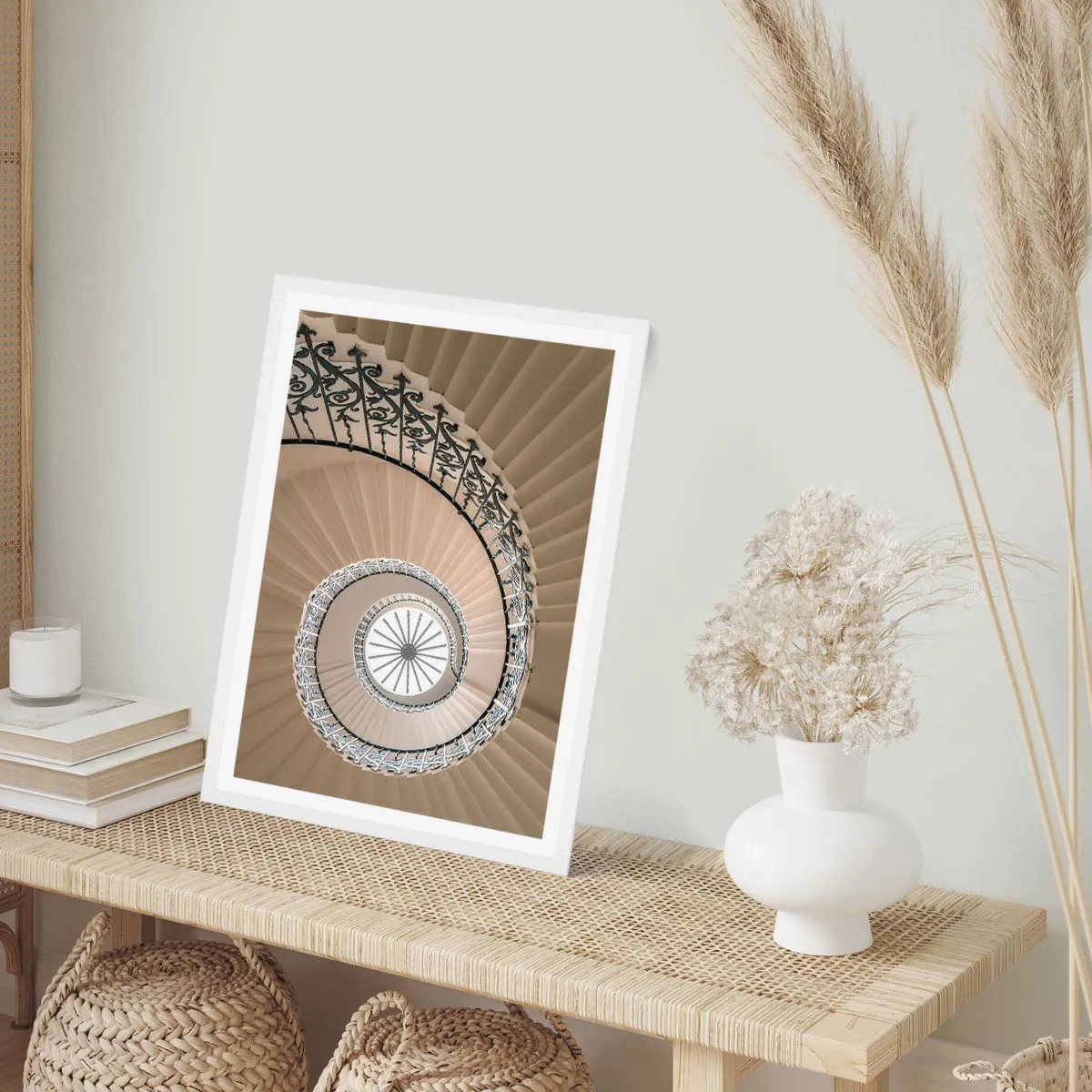 Poster in een witte lijst - Binnenin de schaal - 30x40 cm