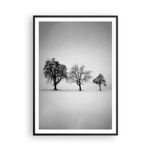 Poster in een zwarte lijst - Waar dromen ze over? - 70x100 cm