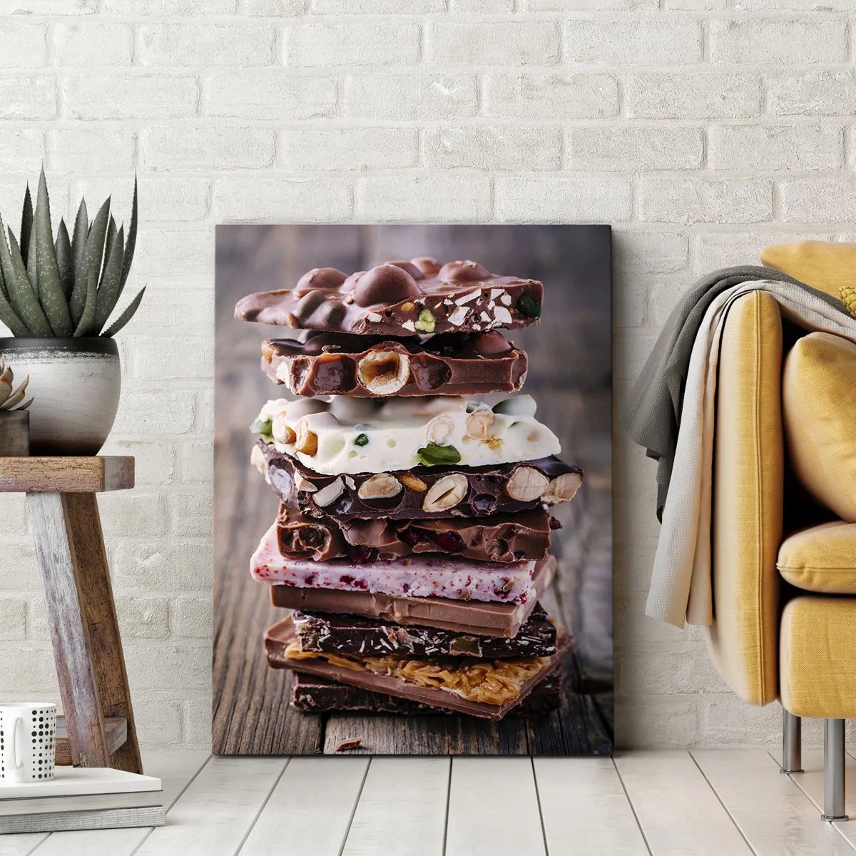 Schilderen op canvas - Een heerlijk vooruitzicht - 45x80 cm