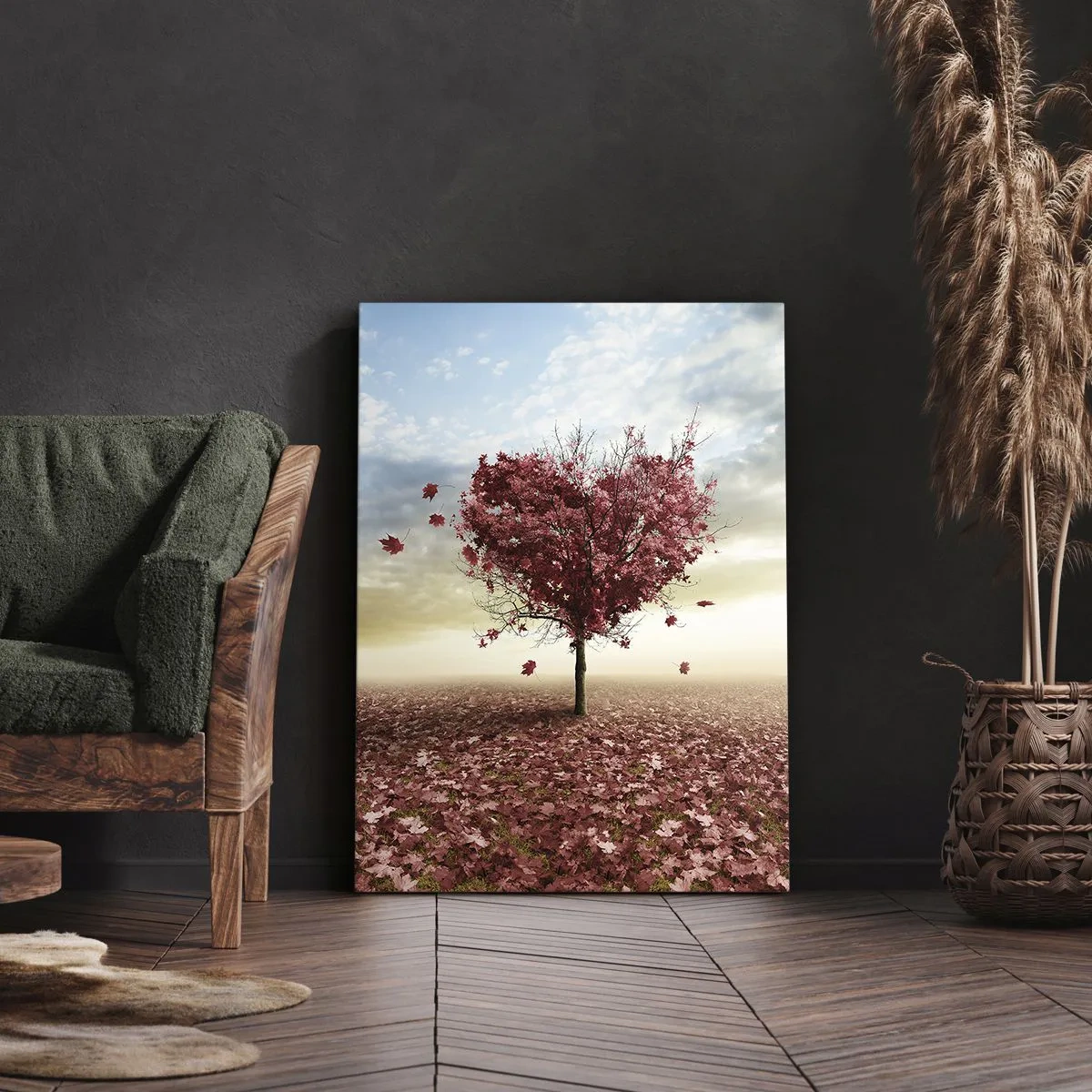 Schilderen op canvas - Word ook verliefd - 55x100 cm