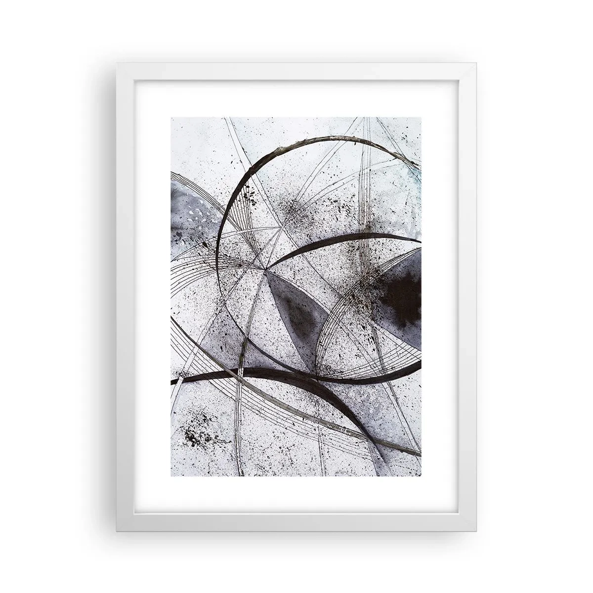Poster in een witte lijst - Futuristische fantasie - 30x40 cm