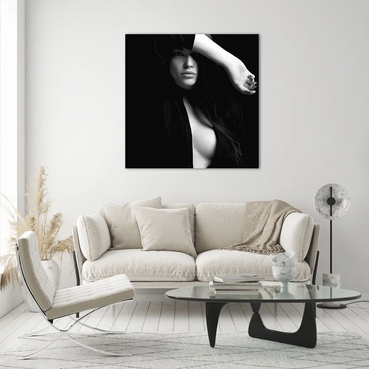 Schilderen op glas - Verleidingsschool - 50x50 cm