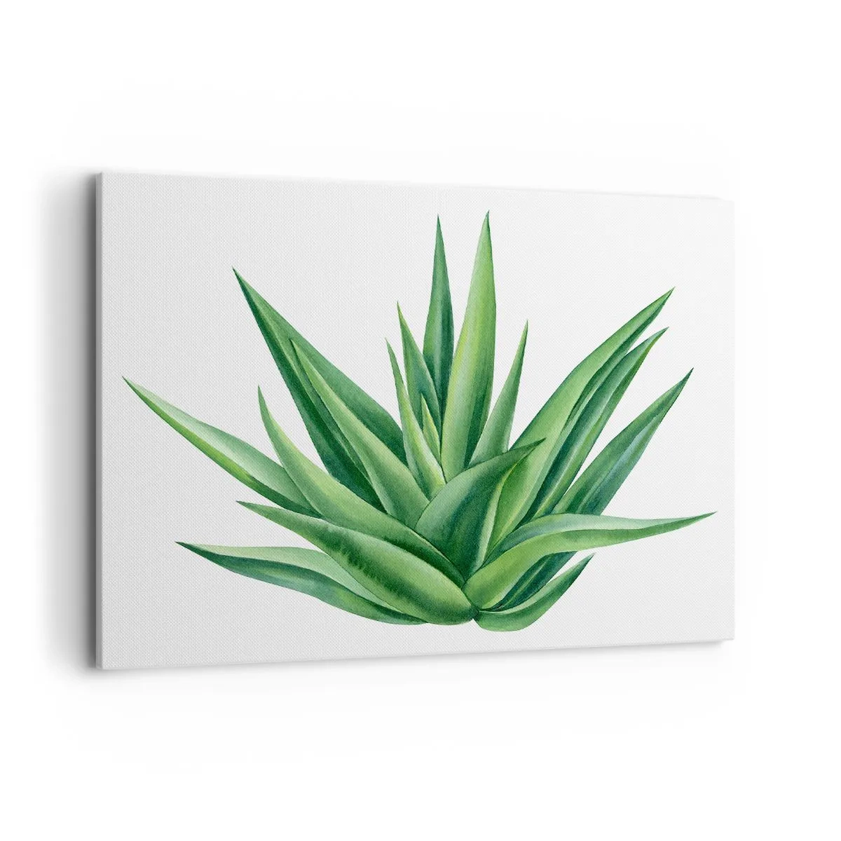 Schilderen op canvas - Groen – kracht – leven - 100x70 cm