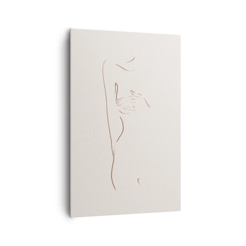 Schilderen op canvas - De vorm van verlangen - 80x120 cm