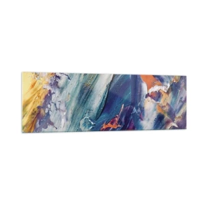 Schilderen op glas - Kleur verwarring - 160x50 cm