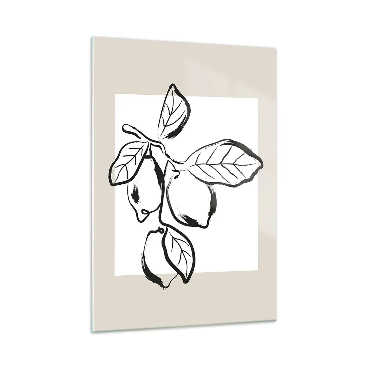 Schilderen op glas - Waar de citroen rijpt... - 50x70 cm