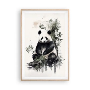 Een poster in een licht eiken lijst - Groeten uit China - 61x91 cm