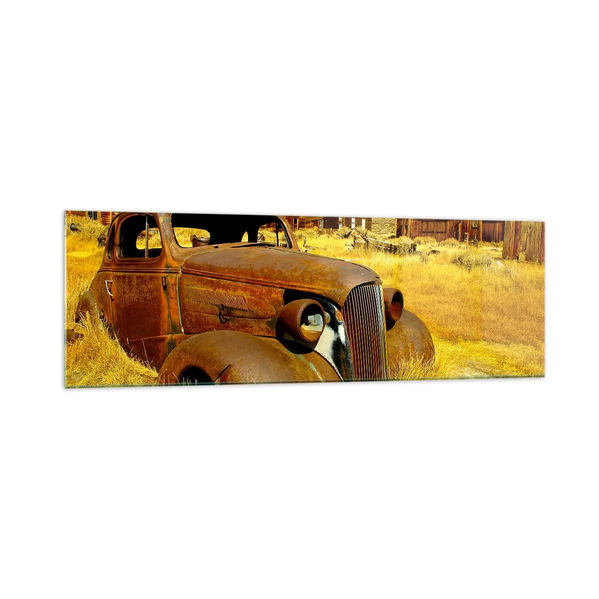 Schilderen op glas - Een welverdiende rust - 160x50 cm