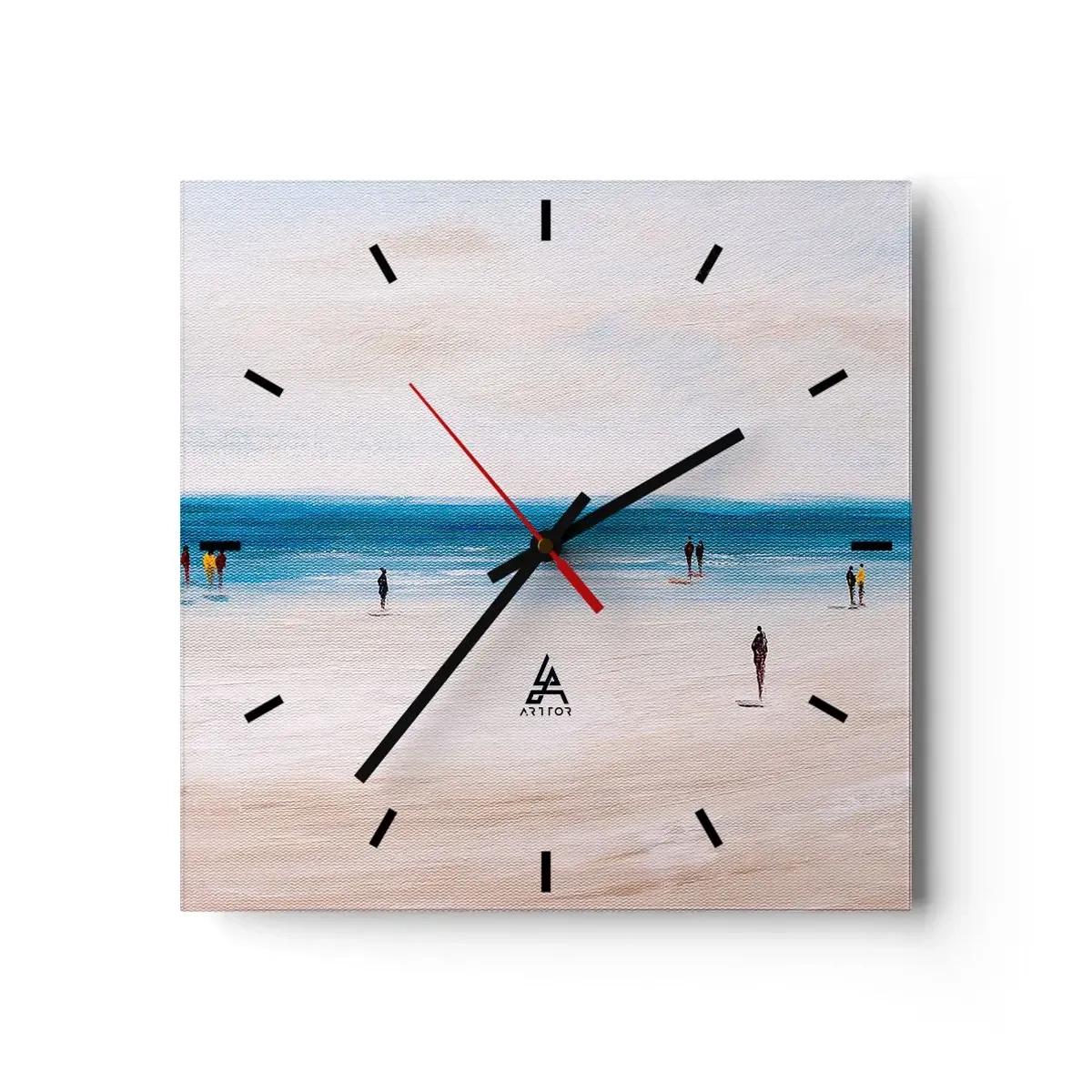 Wandklok - Klok - Een natuurlijke behoefte - 40x40 cm